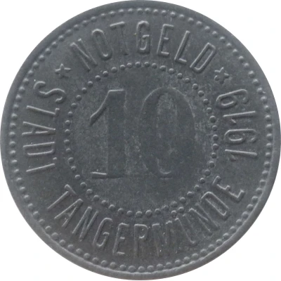 10 Pfennigs - Tangermünde front