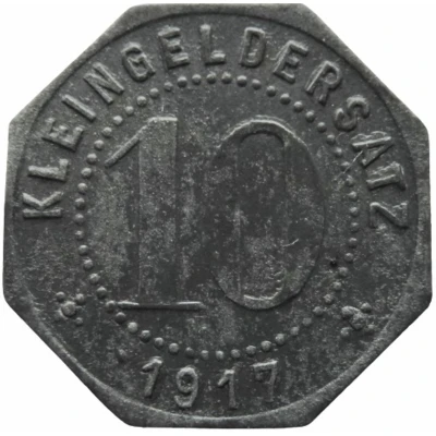 10 Pfennigs - Tübingen back