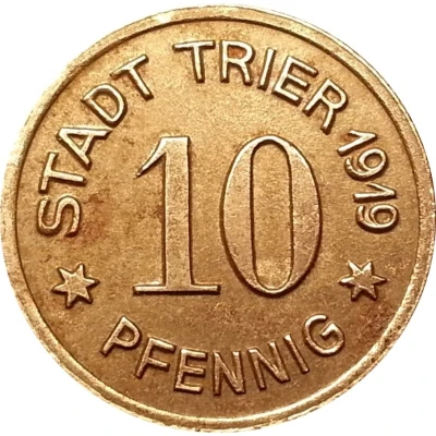 10 Pfennigs - Trier front