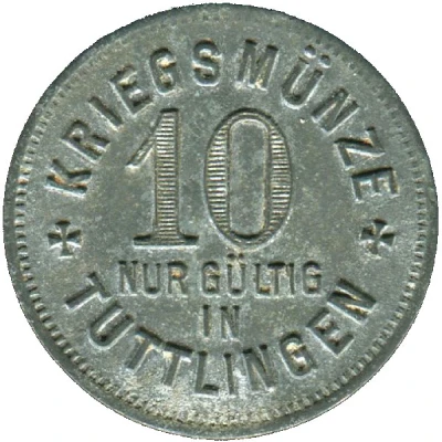 10 Pfennigs - Tuttlingen back