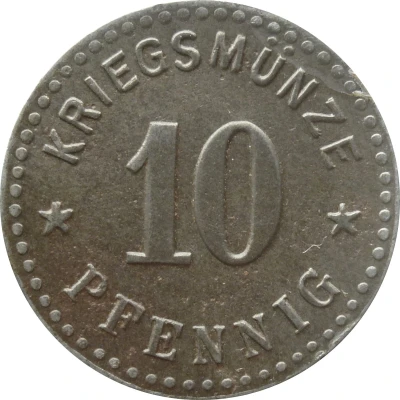 10 Pfennigs - Viechtach back