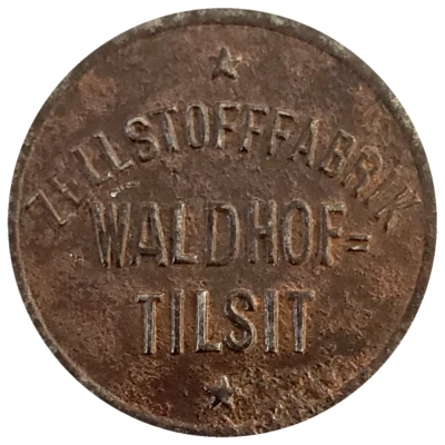 10 Pfennigs - Waldhof-Tilsit Zellstofffabrik front