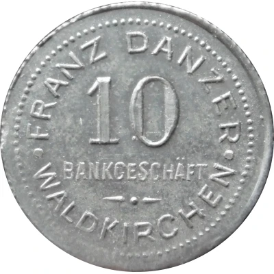 10 Pfennigs - Waldkirchen (Franz Danzer Bankgeschäft) ND front