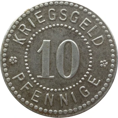 10 Pfennigs - Waldshut back