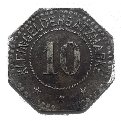 10 Pfennigs - Wartenburg (Ostpreussen) ND back