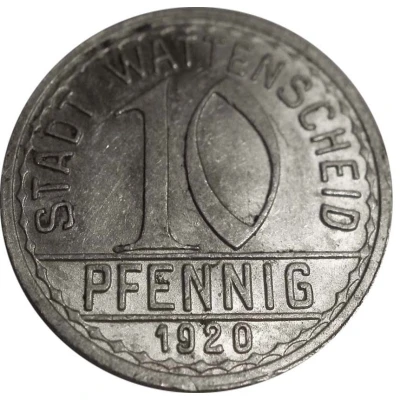 10 Pfennigs - Wattenscheid front