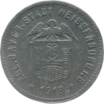 10 Pfennigs - Weissenburg, Bayern front