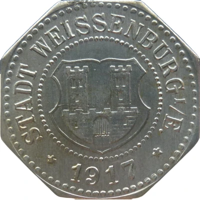 10 Pfennigs - Weissenburg, Elsass front