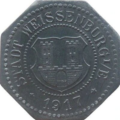 10 Pfennigs - Weissenburg, Elsass front