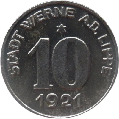 10 Pfennigs - Werne a. d. Lippe front