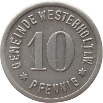 10 Pfennigs - Westerholt front