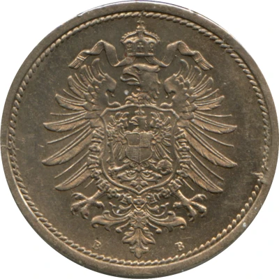 10 Pfennigs - Wilhelm I type 1 - large shield front