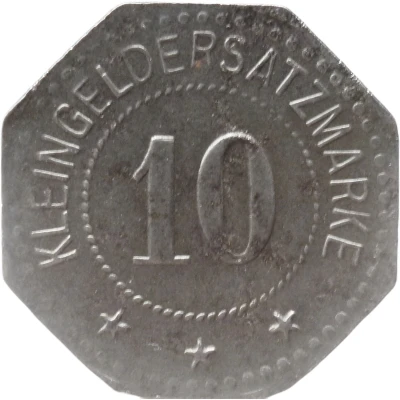 10 Pfennigs - Wittenberg back