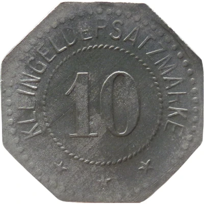 10 Pfennigs - Wittenberg back