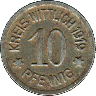 10 Pfennigs - Wittlich front