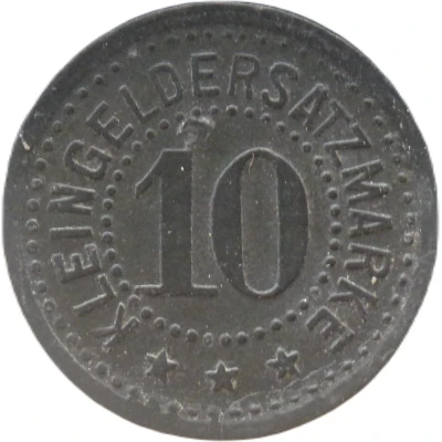 10 Pfennigs - Züllichau back