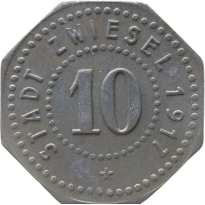 10 Pfennigs - Zwiesel front