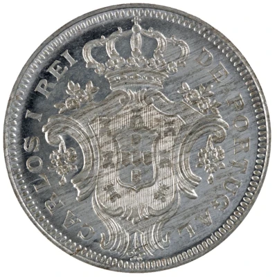 10 Réis - Charles I Pattern front