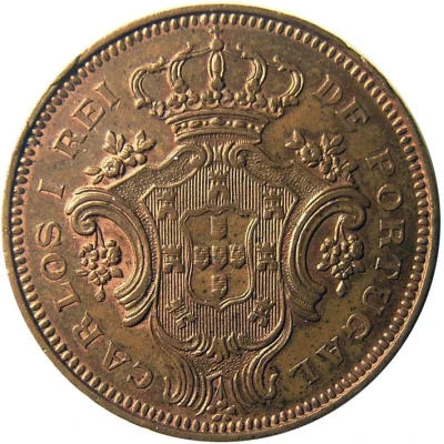 10 Réis - Charles I front