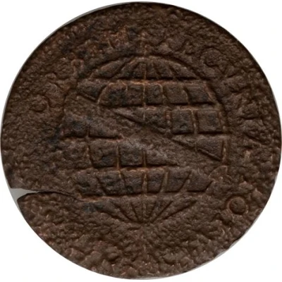 10 Réis - João V Crown with 4 Arches; Lisbon ND back