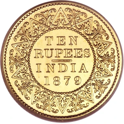 10 Rupees - Victoria back