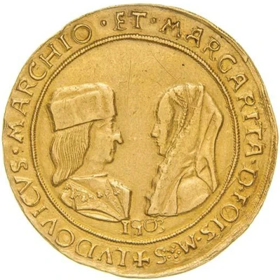 10 Scudi - Ludovico II and Margherita di Foix front