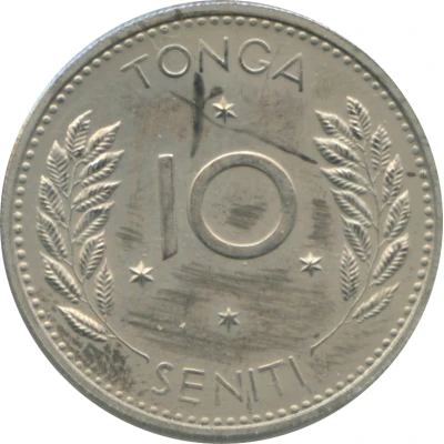 10 Seniti - Salote Tupou III back