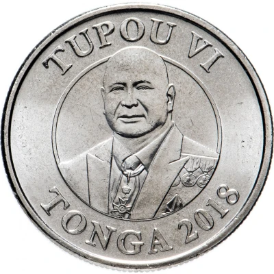 10 Seniti - Tupou VI front