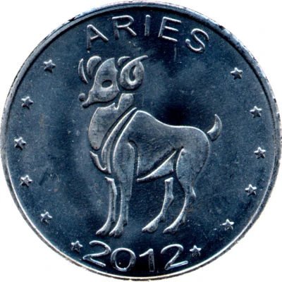 10 Shillings Aries - empty leaves back