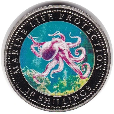 10 Shillings Marine Life Protection back