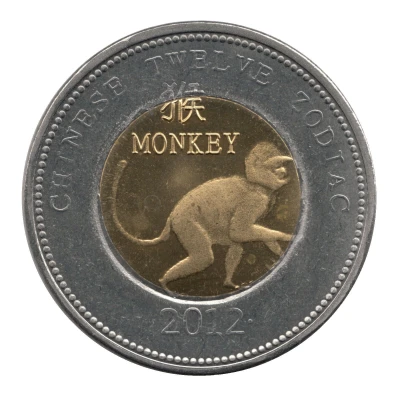 10 Shillings Monkey; Full leaves back