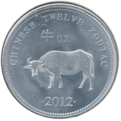 10 Shillings Ox; Full leaves back