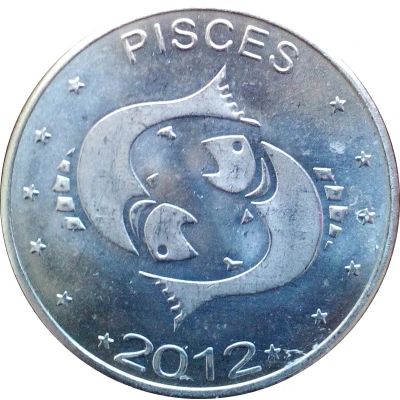 10 Shillings Pisces - empty leaves back