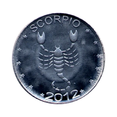 10 Shillings Scorpio - empty leaves back