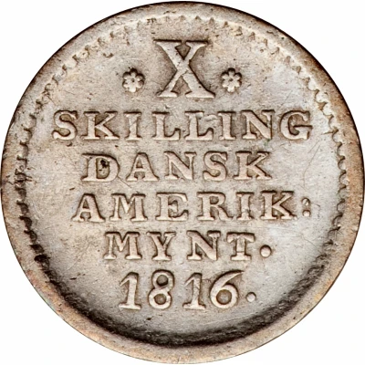 10 Skilling - Frederik VI back