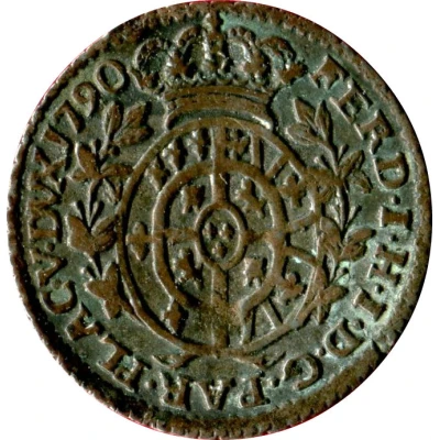 10 Soldi - Ferdinand I Parma; oval arms front