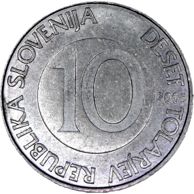 10 Tolarjev front