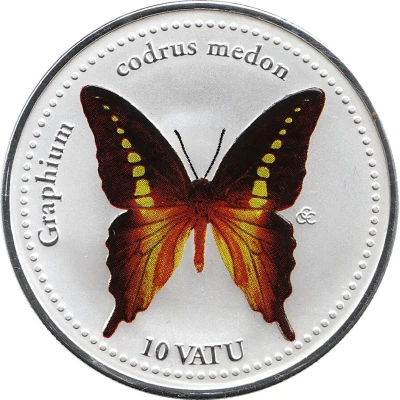 10 Vatu Graphium codrus medon back