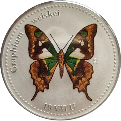 10 Vatu Graphium weiskei back