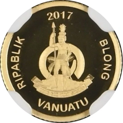 10 Vatu John F. Kennedy front