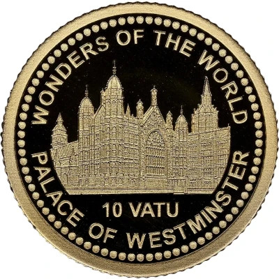 10 Vatu Palace of Westminster back