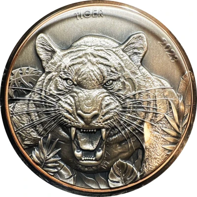 10 Vatu Tiger back