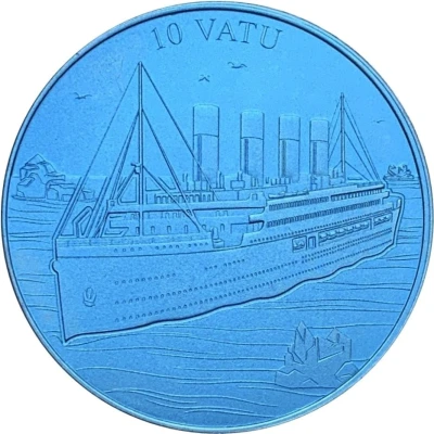 10 Vatu Titanic back