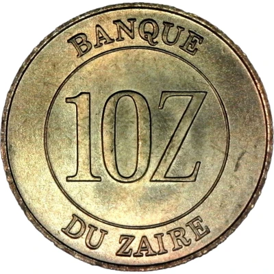 10 Zaïres front