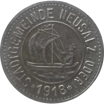 10 pfennig - Neusalz a.Oder front