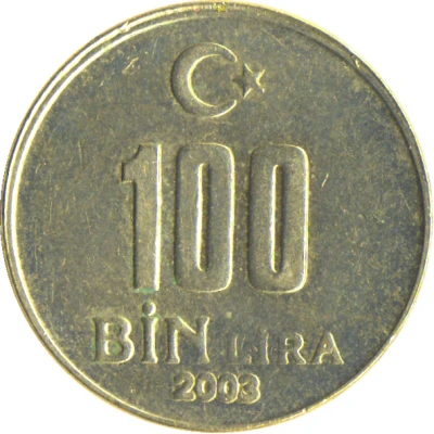 100 000 Lira back