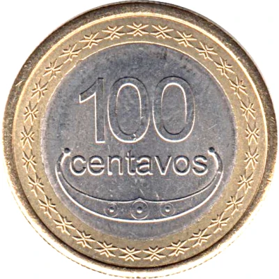 100 Centavos Boaventura de Manufahi back