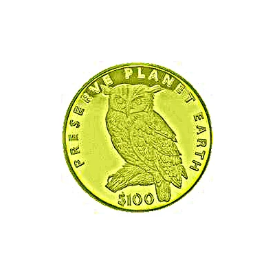 100 Dollars Cape eagle-owl back