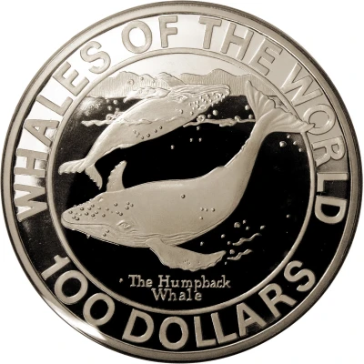 100 Dollars Cetacea-Humpback Whale back