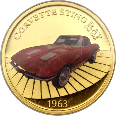 100 Dollars - Elizabeth II 1963 Corvette Sting Ray back